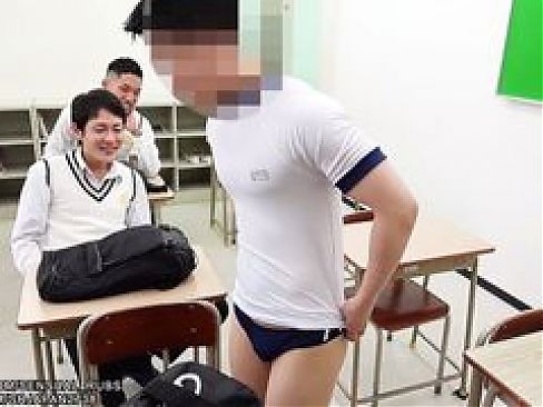 3P Student fucked in classroom wearing sexy sports uniform